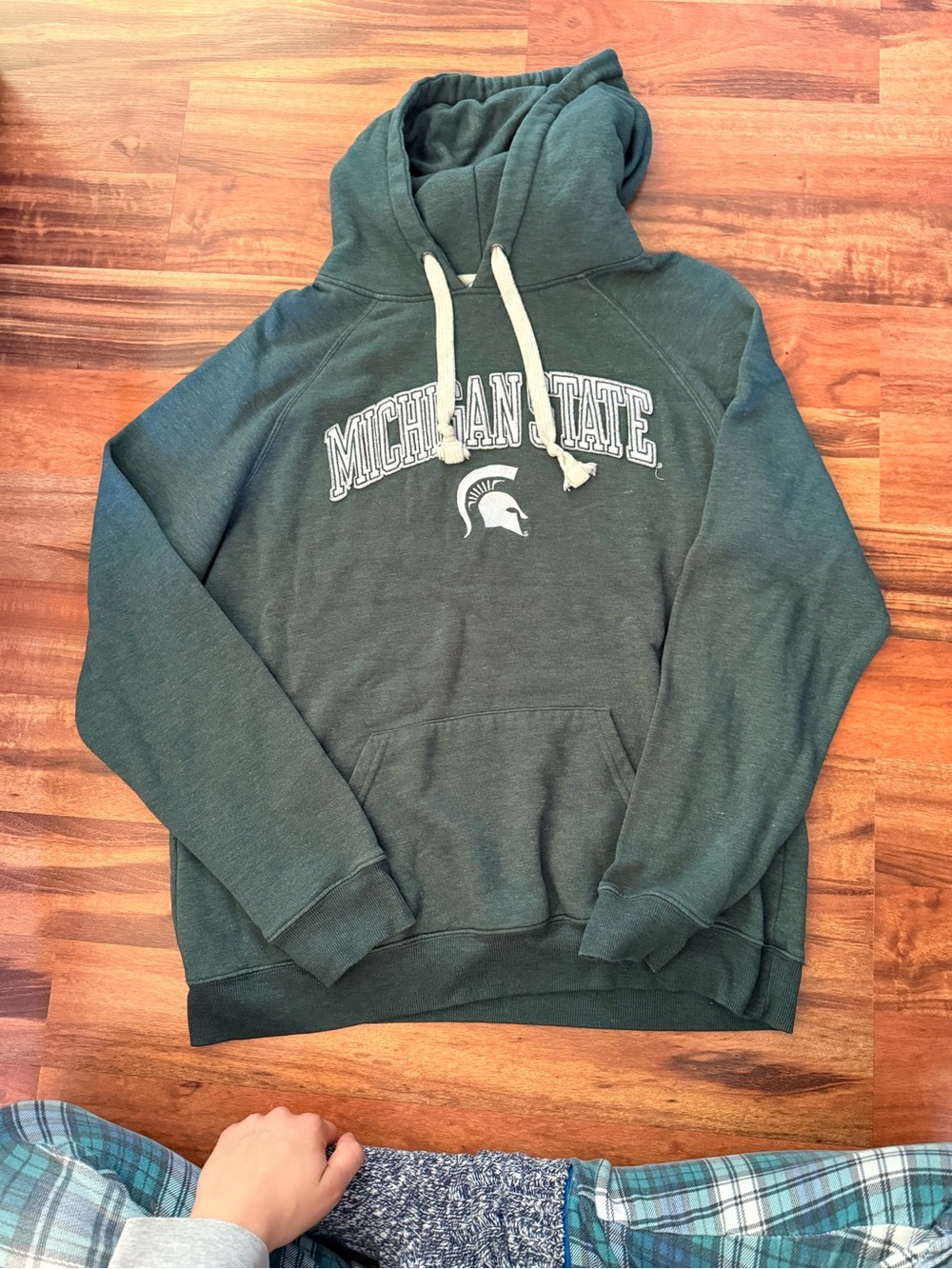 Green Hooded Sweatshirt - Men